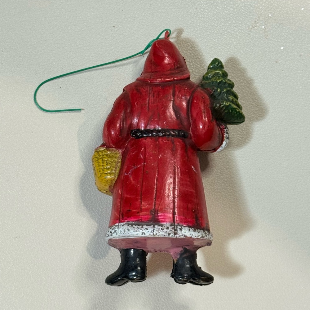 Vintage Santa and Rat Radio Ornament Set - Picture 3 of 7